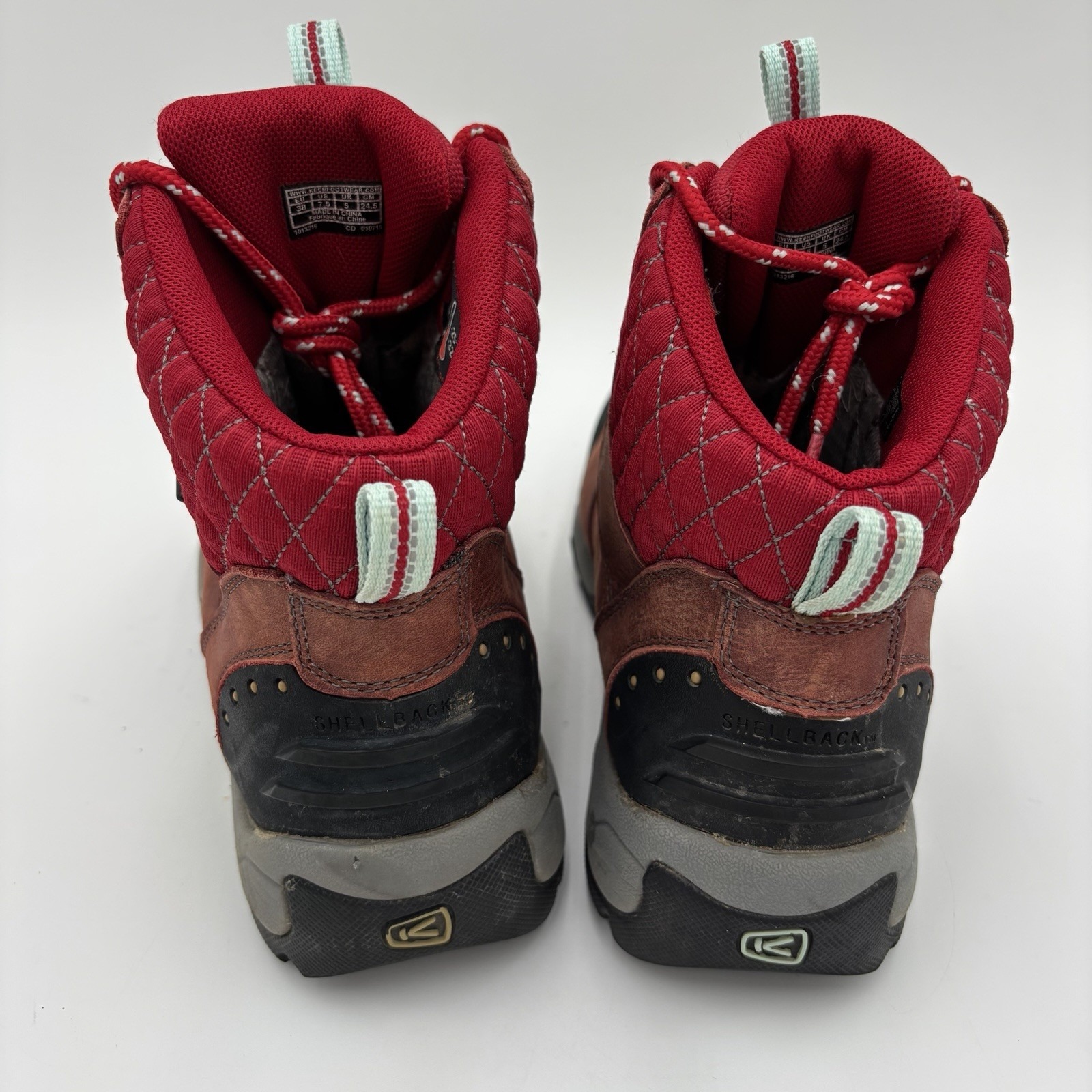 Keen Shellback Waterproof Hiking Boots Red Women's 7.5 Outdoor Trails — image 3 of 8